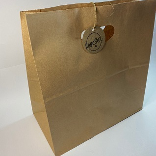Bolsas Kraft Troquelada 28x28x15 cm